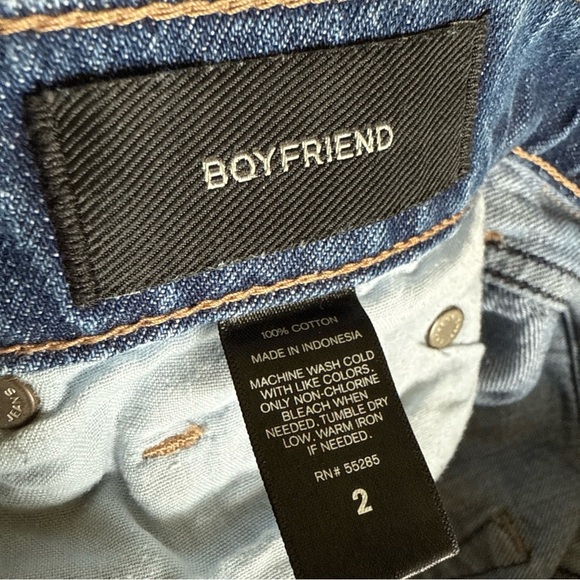 Express Women’s Boyfriend Blue Jeans Size 2 - Picture 7 of 10